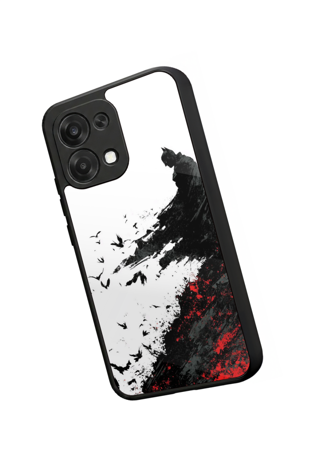 Oppo A6 Pro Uyumlu Batman Tasarımlı Glossy Premium Kılıf