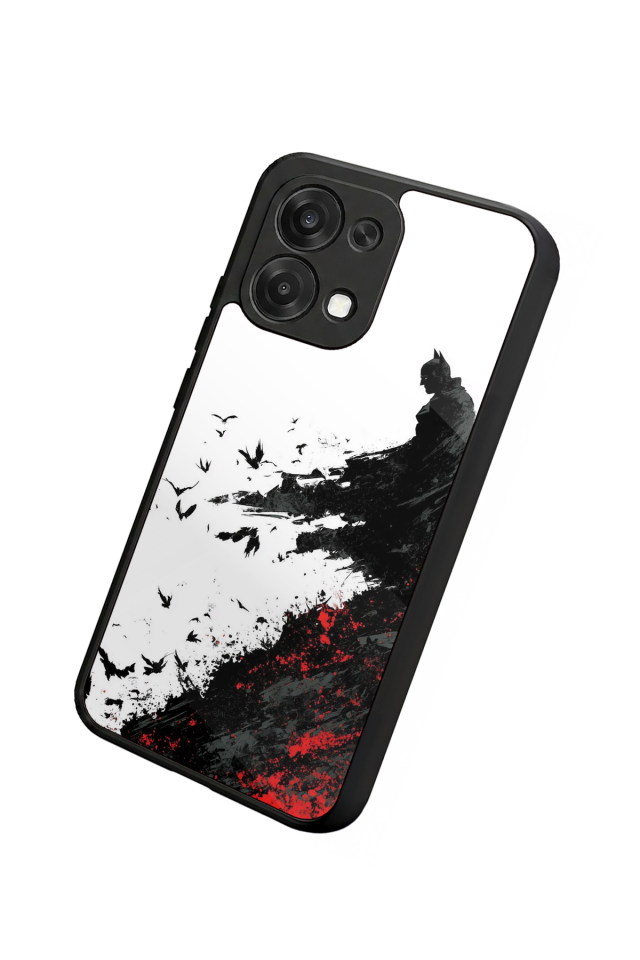 Oppo A6 Pro Uyumlu Batman Tasarımlı Glossy Premium Kılıf
