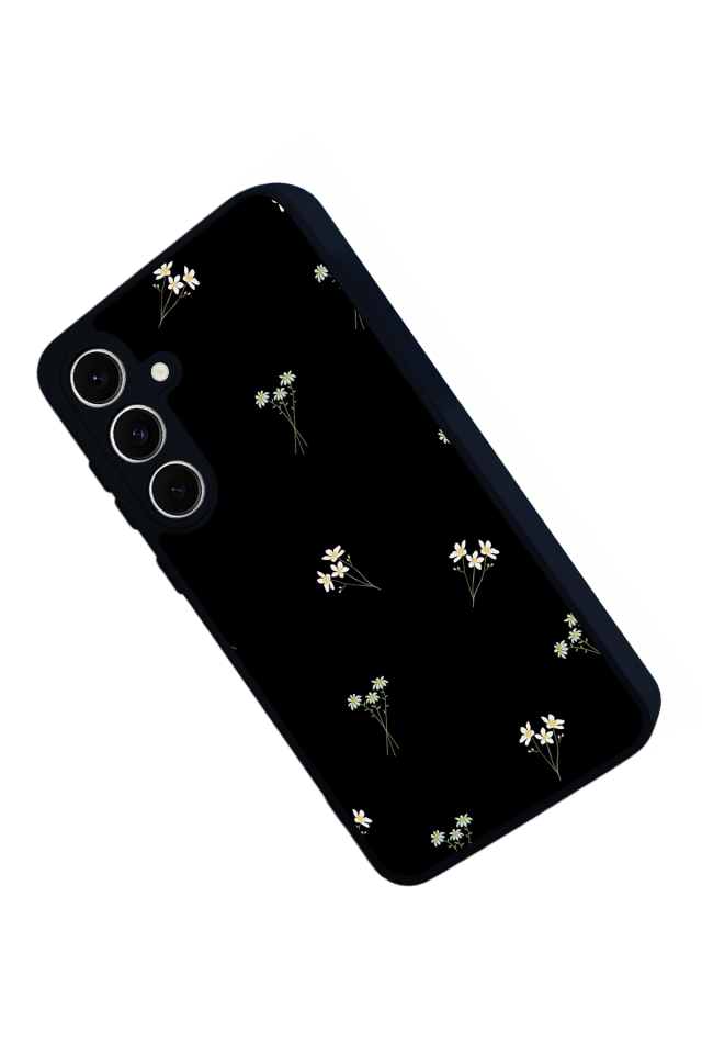 Samsung Galaxy S24 FE Uyumlu Cicek Tasarımlı Glossy Premium Kılıf