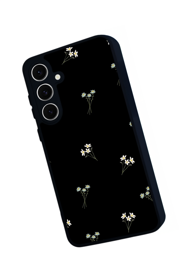 Samsung Galaxy S24 FE Uyumlu Cicek Tasarımlı Glossy Premium Kılıf