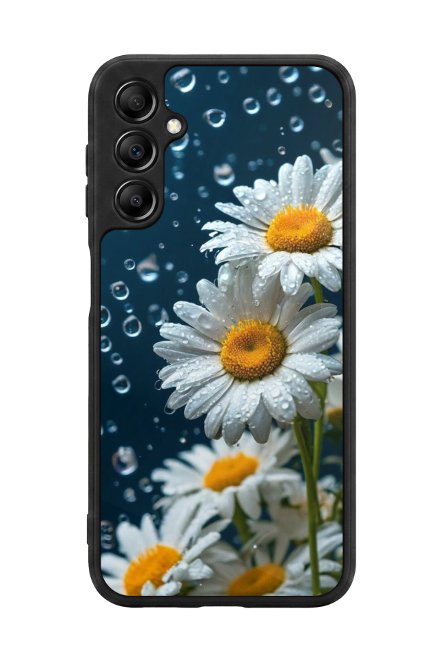 Samsung Galaxy A14 Uyumlu Cicek Tasarımlı Glossy Premium Kılıf