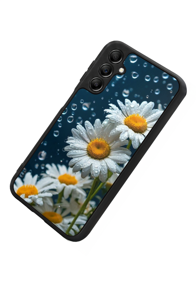 Samsung Galaxy A14 Uyumlu Cicek Tasarımlı Glossy Premium Kılıf