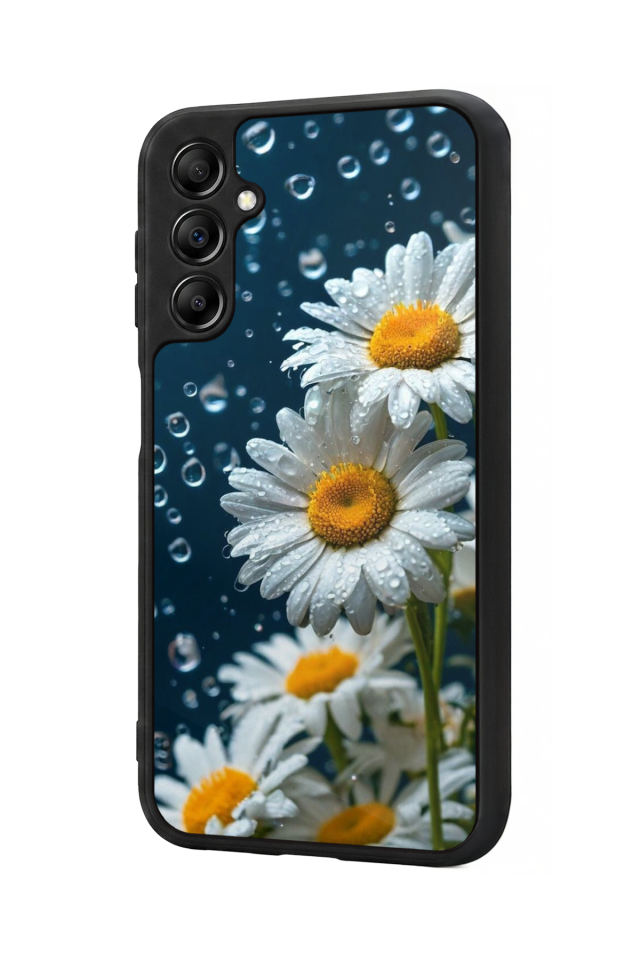 Samsung Galaxy A14 Uyumlu Cicek Tasarımlı Glossy Premium Kılıf