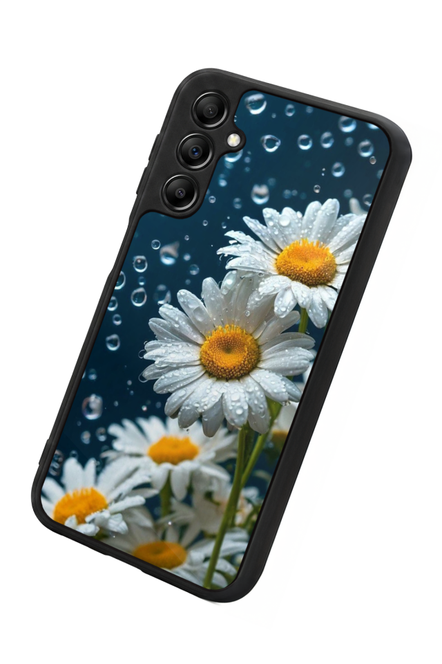 Samsung Galaxy A14 Uyumlu Cicek Tasarımlı Glossy Premium Kılıf