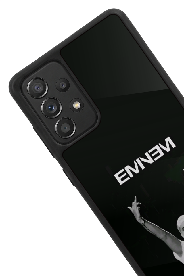 Samsung Galaxy A72 Uyumlu Eminem Tasarımlı Glossy Premium Kılıf