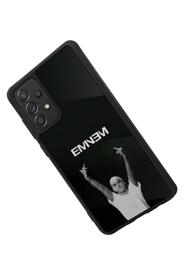 Samsung Galaxy A72 Uyumlu Eminem Tasarımlı Glossy Premium Kılıf