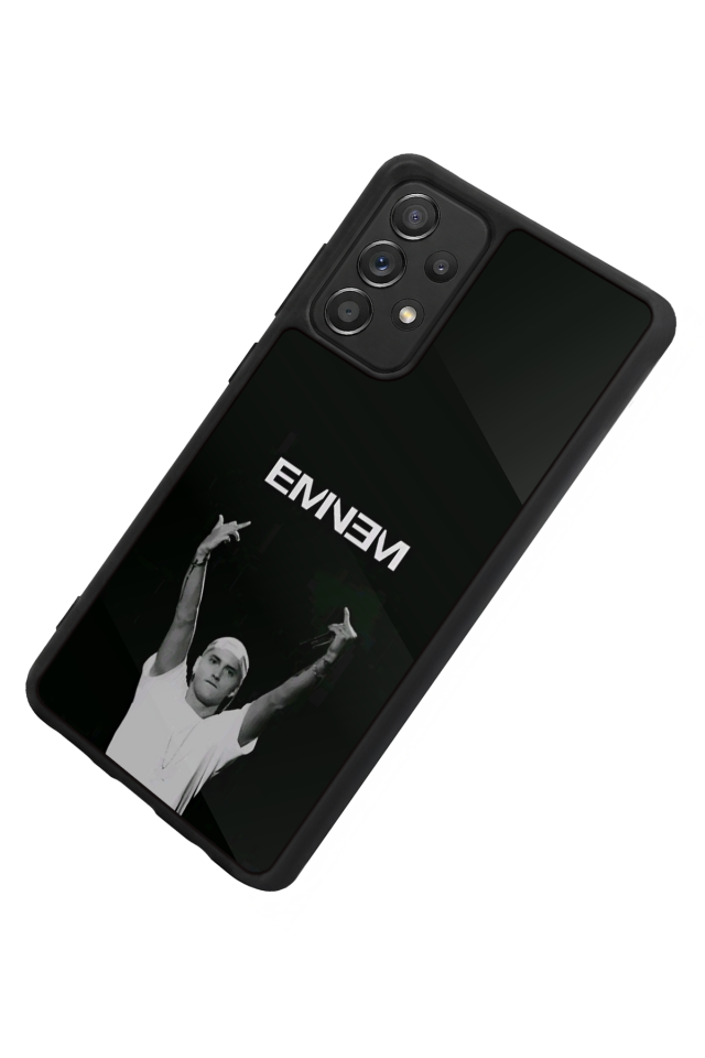 Samsung Galaxy A72 Uyumlu Eminem Tasarımlı Glossy Premium Kılıf