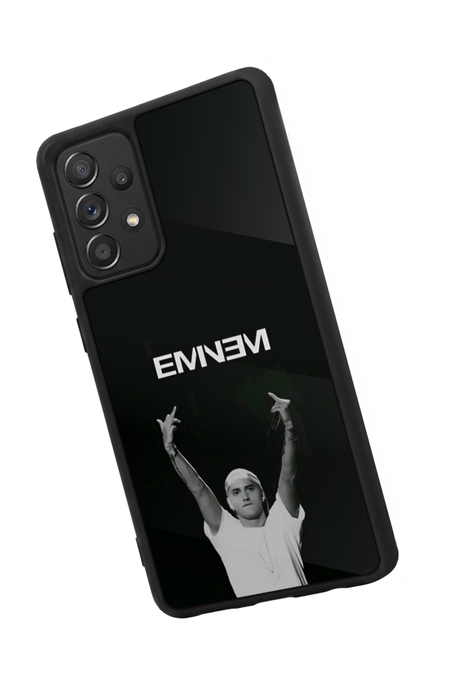 Samsung Galaxy A72 Uyumlu Eminem Tasarımlı Glossy Premium Kılıf