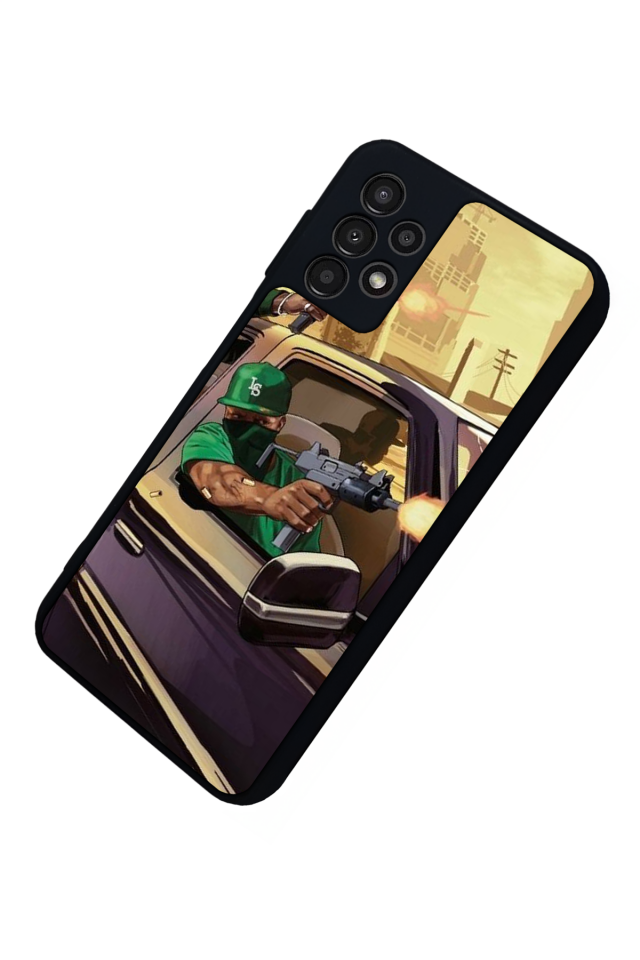 Samsung Galaxy A13 Uyumlu GTA Tasarımlı Glossy Premium Kılıf