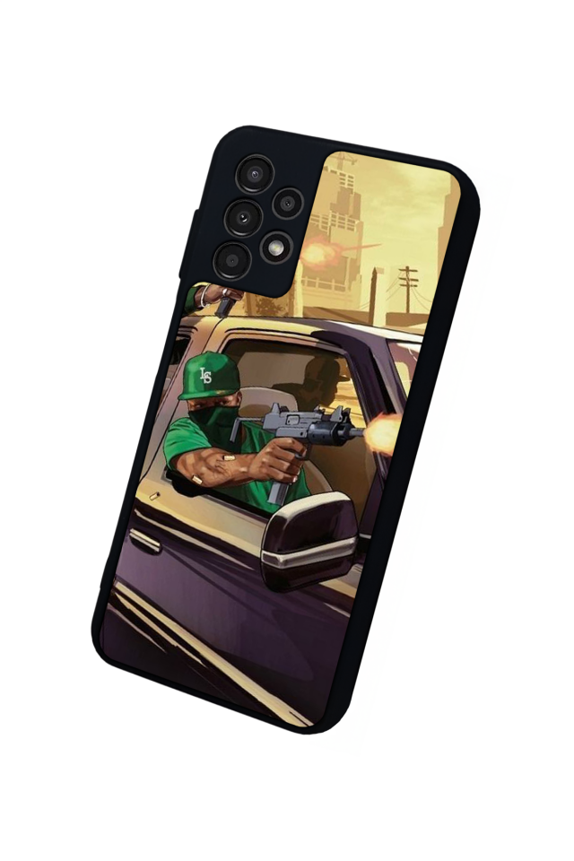 Samsung Galaxy A13 Uyumlu GTA Tasarımlı Glossy Premium Kılıf