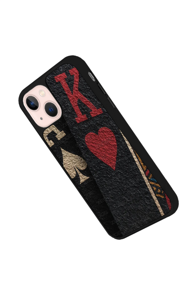 iPhone 14 Plus Uyumlu Kart Tasarımlı Glossy Premium Kılıf