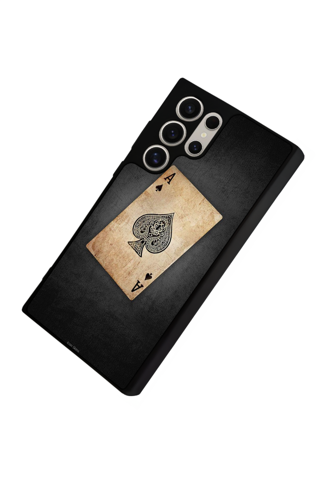 Samsung Galaxy S22 Ultra Uyumlu Kart Tasarımlı Glossy Premium Kılıf