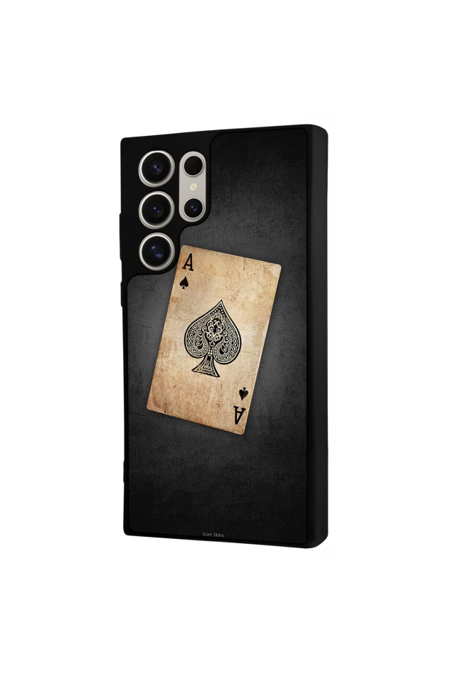 Samsung Galaxy S22 Ultra Uyumlu Kart Tasarımlı Glossy Premium Kılıf