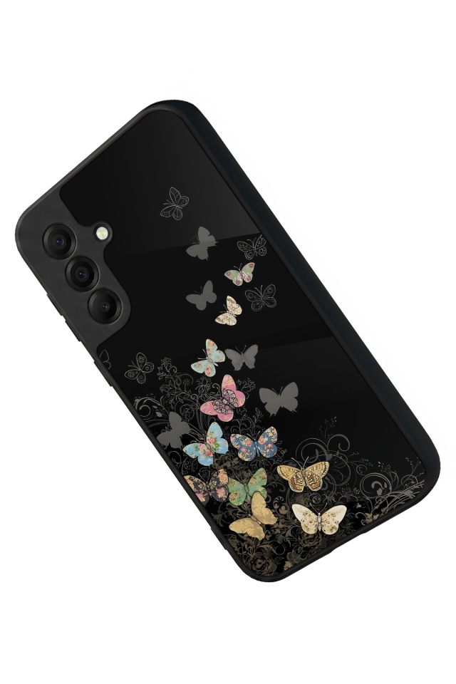 Samsung Galaxy A17 Uyumlu Kelebek Tasarımlı Glossy Premium Kılıf