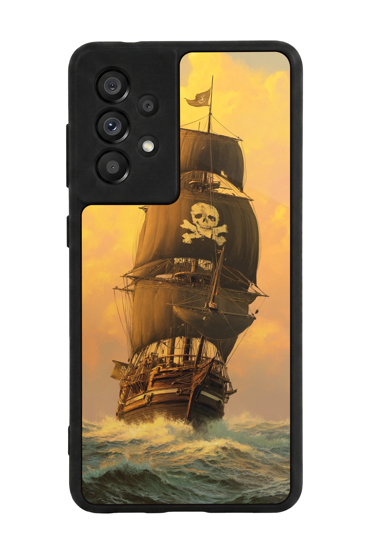Samsung Galaxy A73 Uyumlu Korsan Tasarımlı Glossy Premium Kılıf