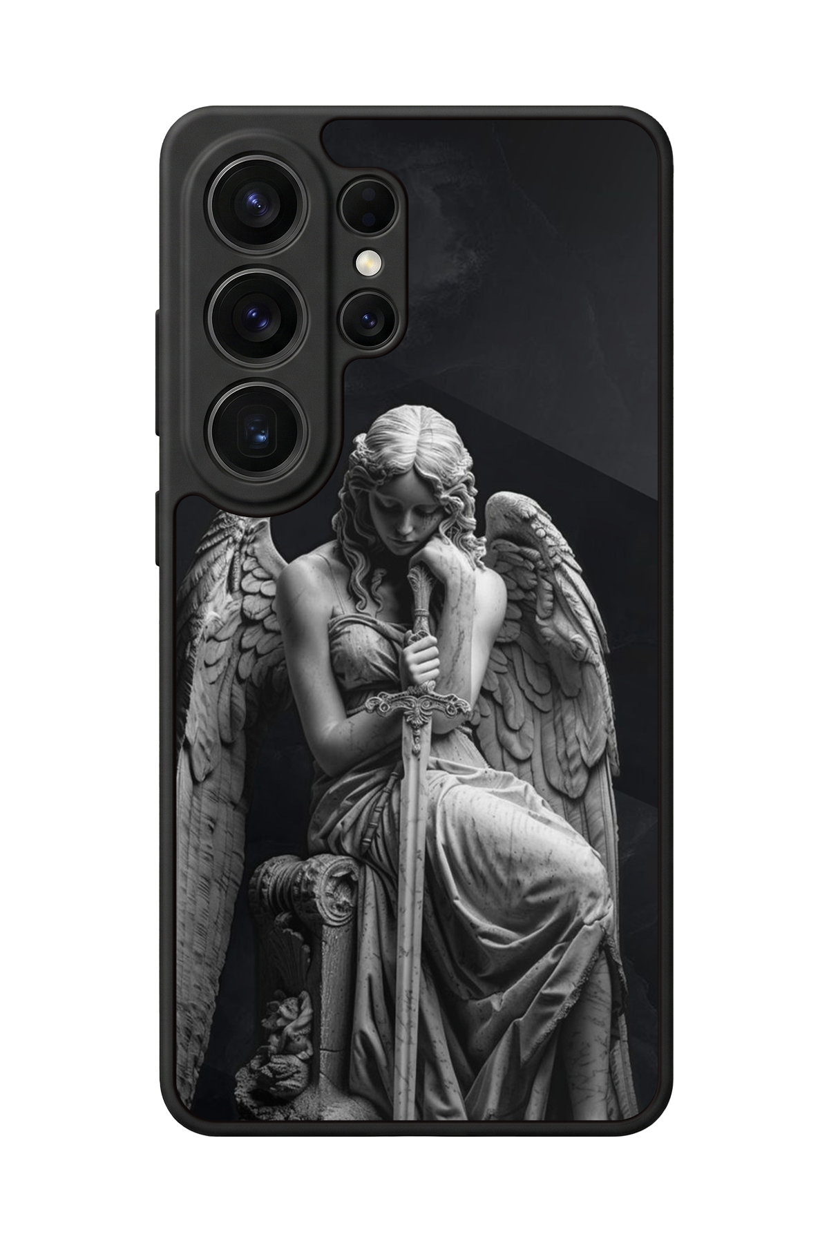 Samsung Galaxy S26 Ultra Uyumlu Melek Tasarımlı Glossy Premium Kılıf