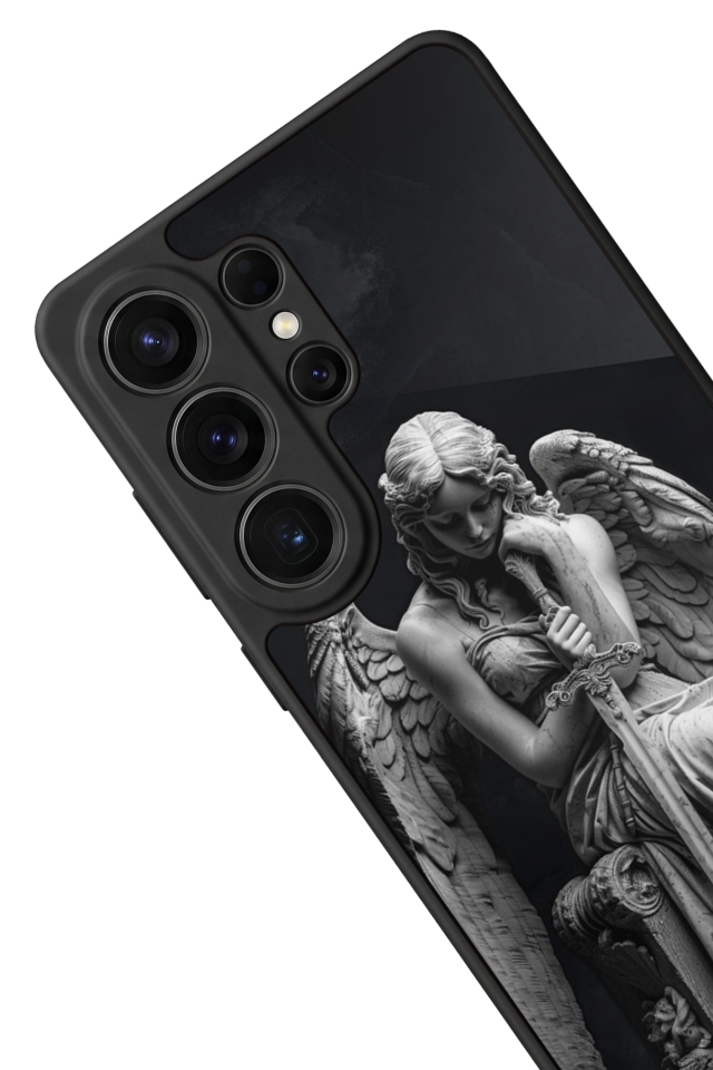 Samsung Galaxy S26 Ultra Uyumlu Melek Tasarımlı Glossy Premium Kılıf