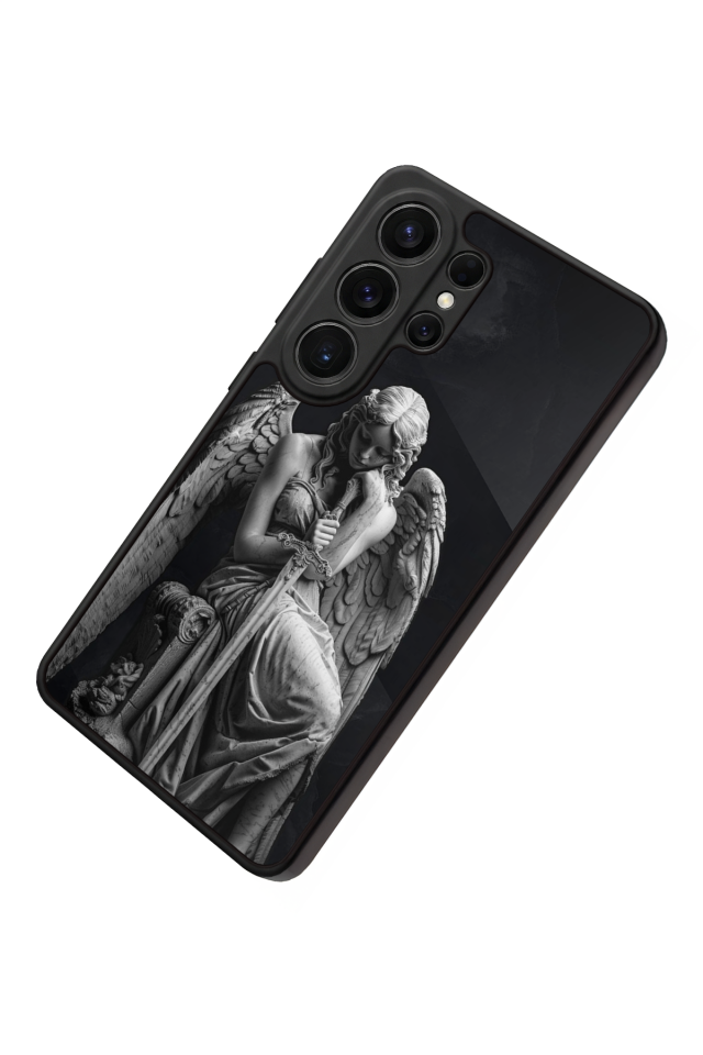 Samsung Galaxy S26 Ultra Uyumlu Melek Tasarımlı Glossy Premium Kılıf