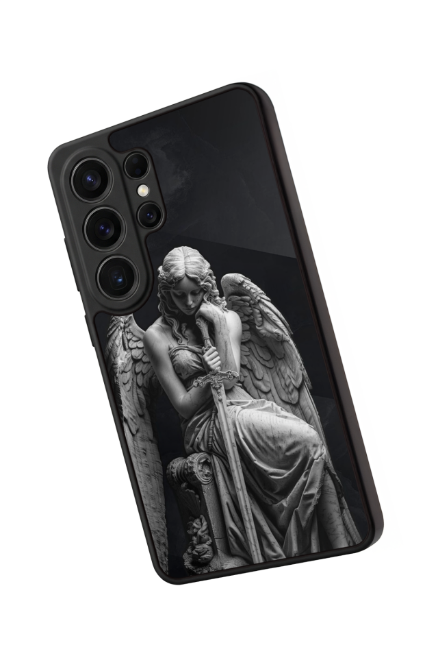 Samsung Galaxy S26 Ultra Uyumlu Melek Tasarımlı Glossy Premium Kılıf