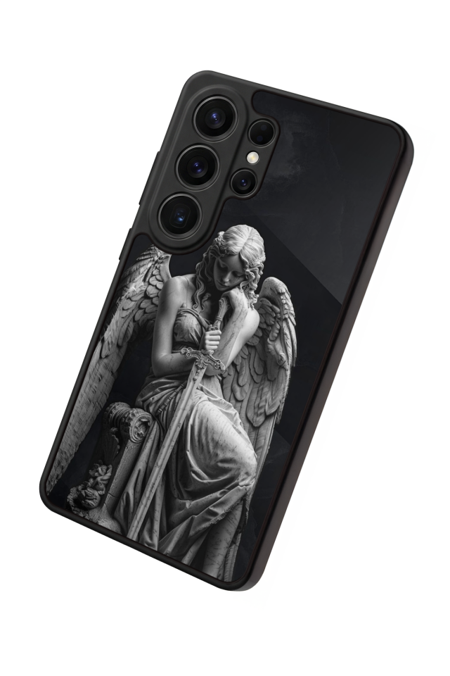 Samsung Galaxy S26 Ultra Uyumlu Melek Tasarımlı Glossy Premium Kılıf