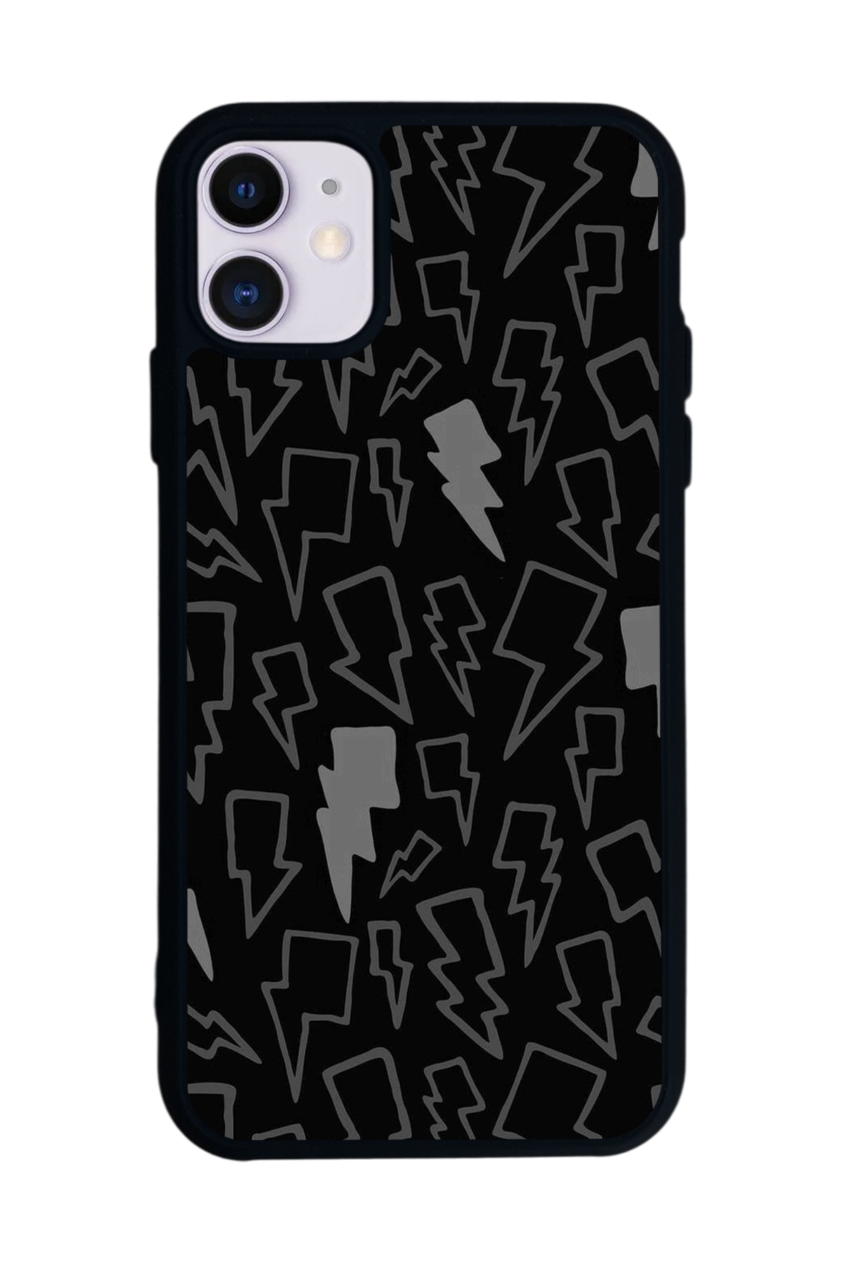 iPhone 11 Uyumlu Simsek Tasarımlı Glossy Premium Kılıf