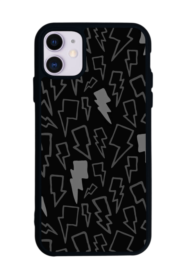 iPhone 11 Uyumlu Simsek Tasarımlı Glossy Premium Kılıf