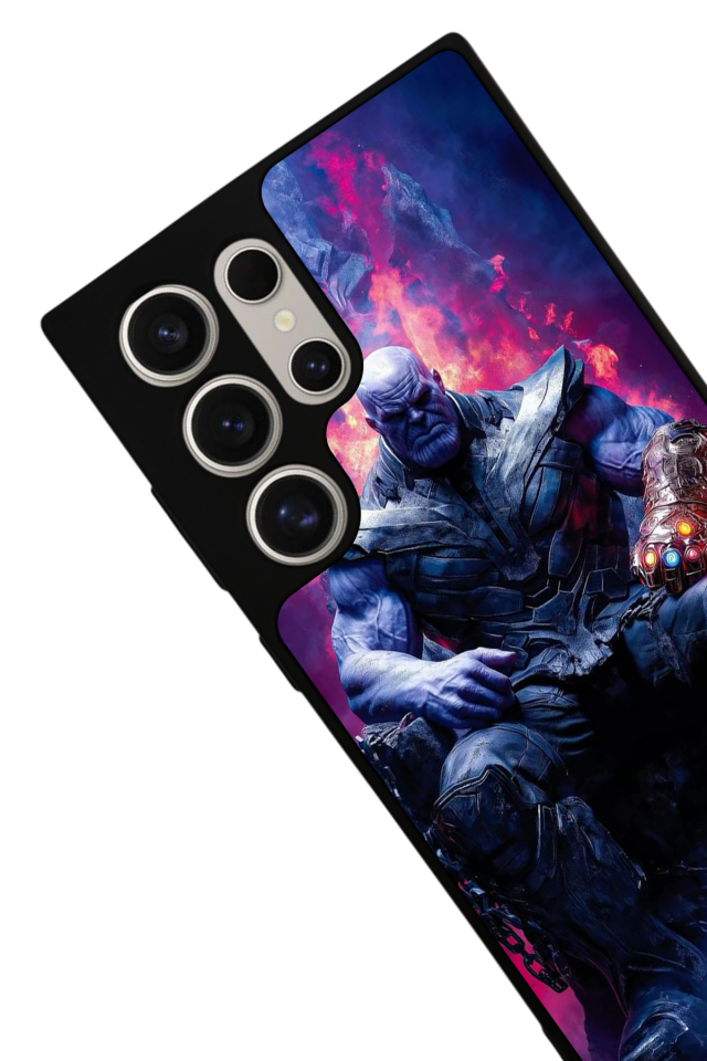 Samsung Galaxy S23 Ultra Uyumlu Thanos Tasarımlı Glossy Premium Kılıf