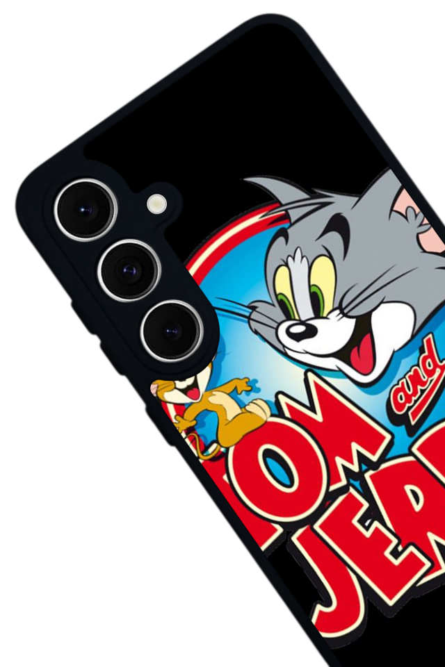 Samsung Galaxy A16 Uyumlu Tom And Jerry Tasarımlı Glossy Premium Kılıf
