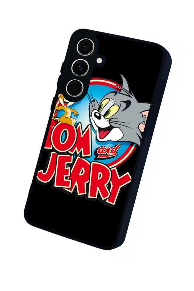 Samsung Galaxy A16 Uyumlu Tom And Jerry Tasarımlı Glossy Premium Kılıf
