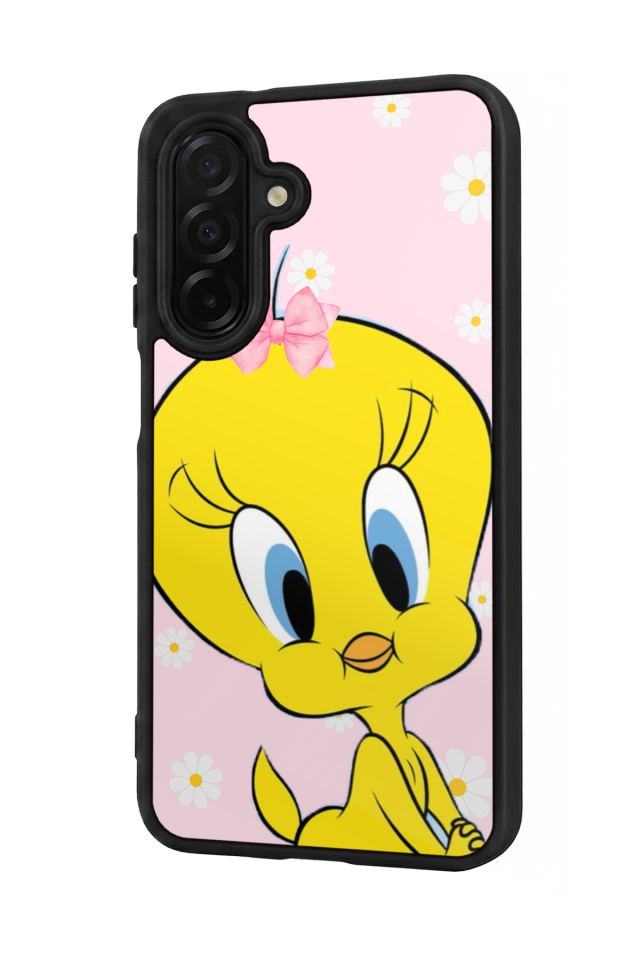 Samsung Galaxy A56 Uyumlu Tweety Tasarımlı Glossy Premium Kılıf
