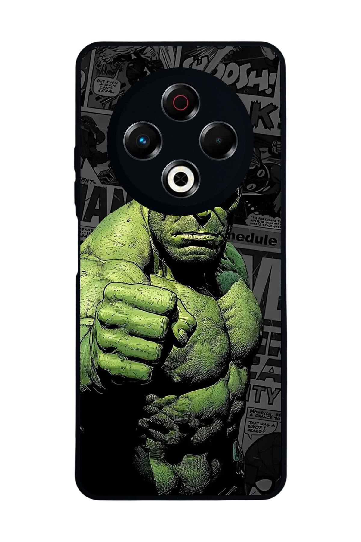 Tecno Spark 30 Uyumlu Hulk Tasarımlı Glossy Premium Kılıf