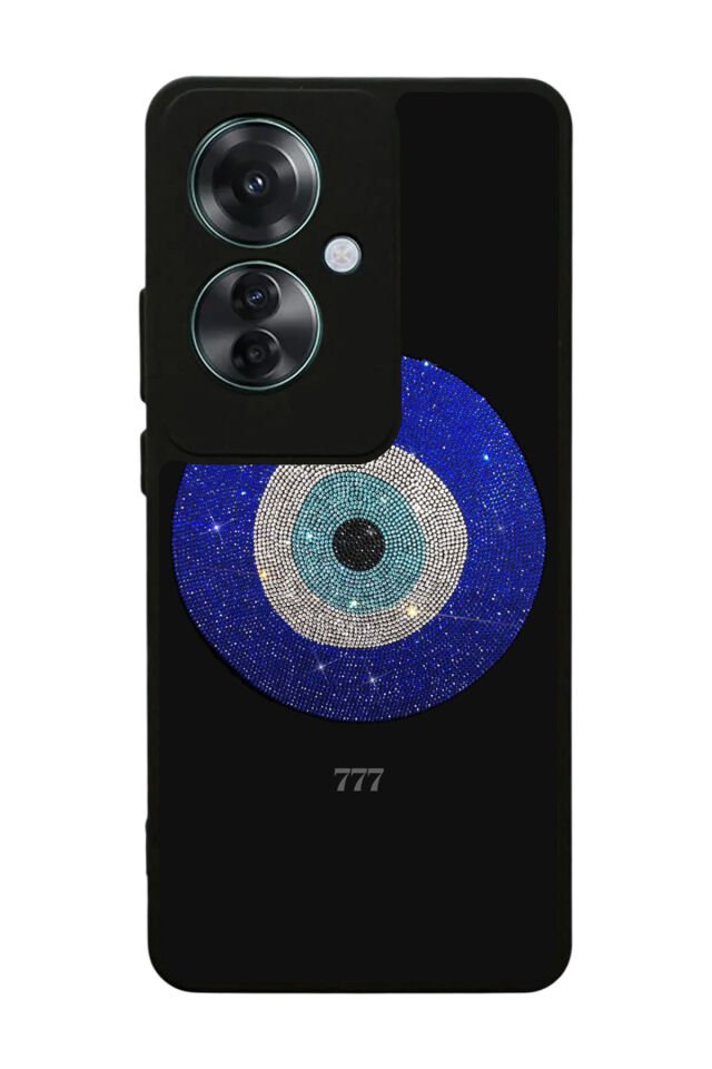 Oppo Reno 11F Uyumlu Nazar Tasarımlı Glossy Premium Kılıf