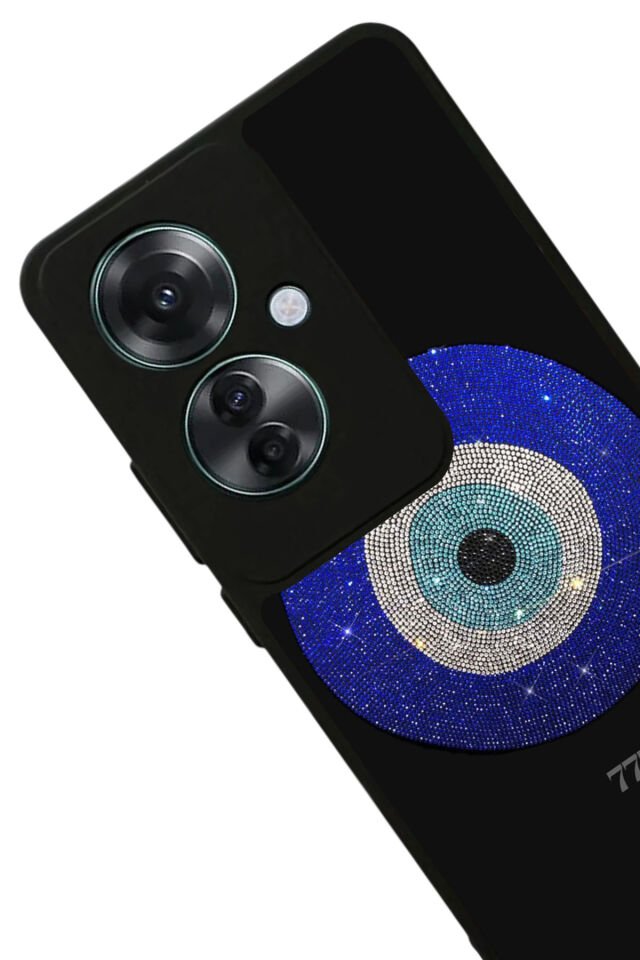 Oppo Reno 11F Uyumlu Nazar Tasarımlı Glossy Premium Kılıf