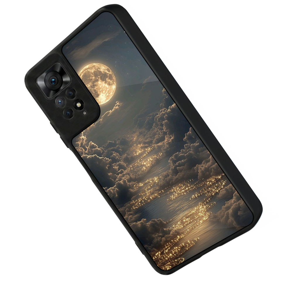 Xiaomi Redmi Note 12 Pro Uyumlu Ay Tasarımlı Glossy Premium Kılıf