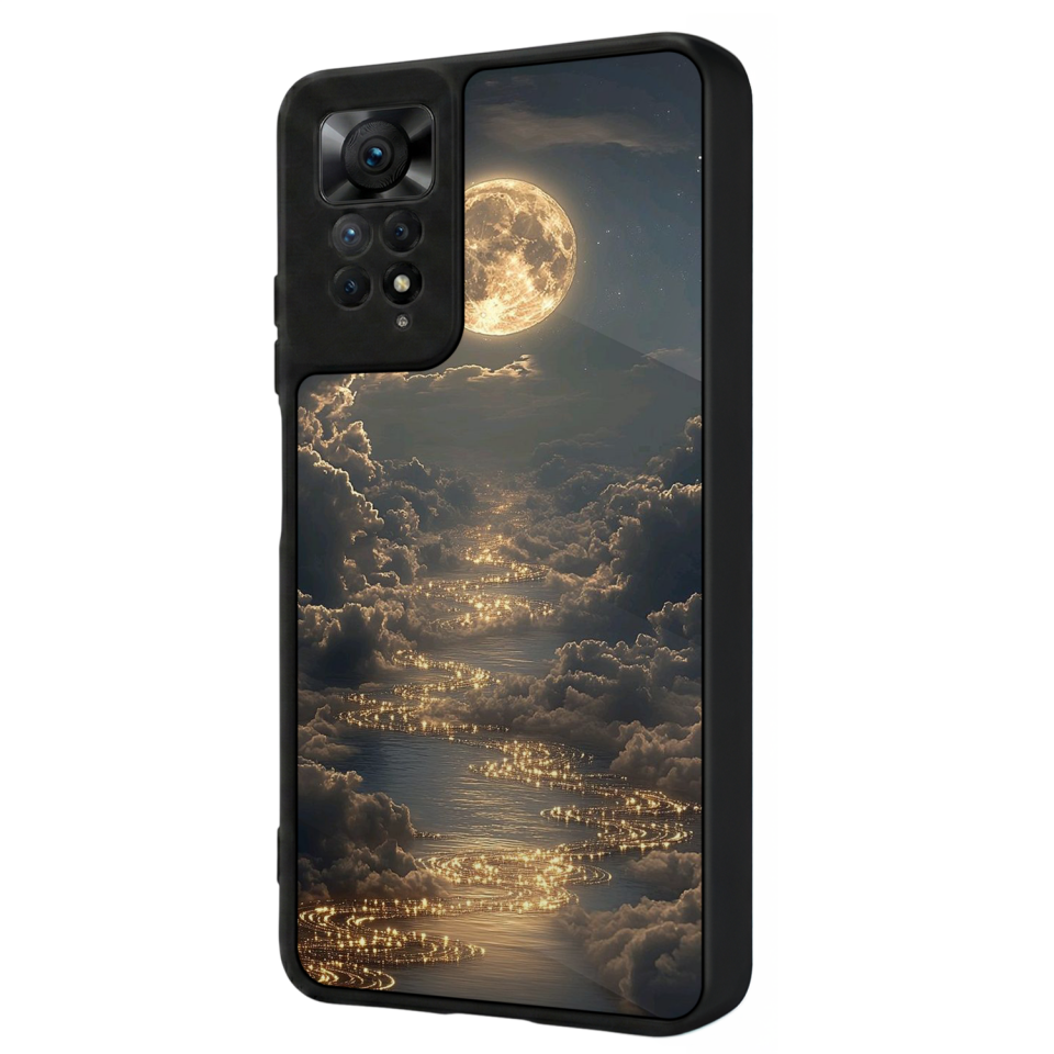 Xiaomi Redmi Note 12 Pro Uyumlu Ay Tasarımlı Glossy Premium Kılıf