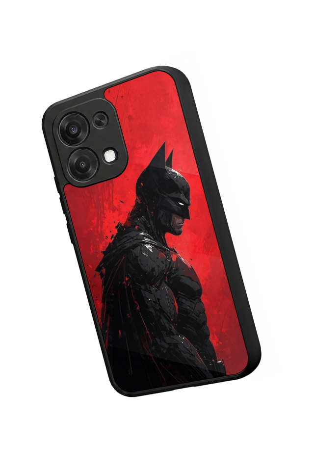 Oppo A6 Pro Uyumlu Batman Tasarımlı Glossy Premium Kılıf