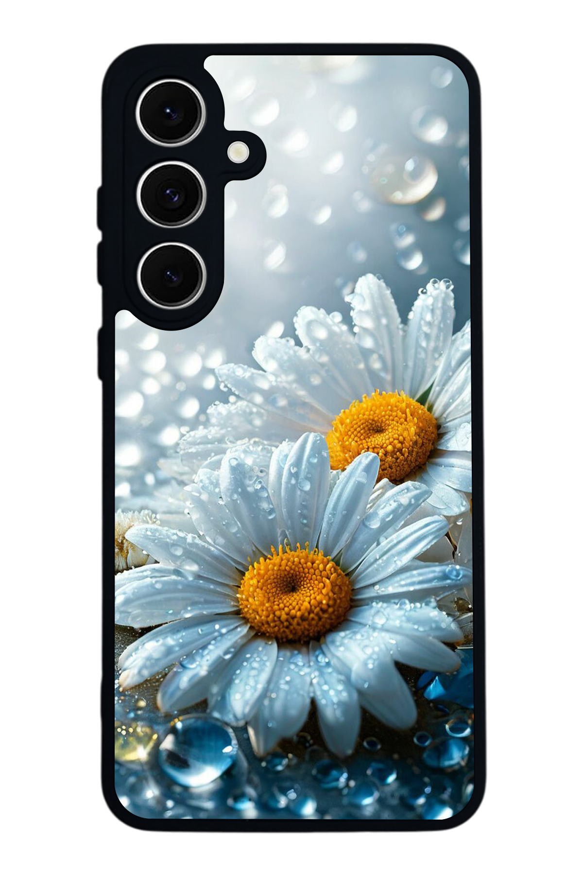Samsung Galaxy S24 FE Uyumlu Cicek Tasarımlı Glossy Premium Kılıf