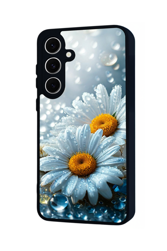 Samsung Galaxy S24 FE Uyumlu Cicek Tasarımlı Glossy Premium Kılıf