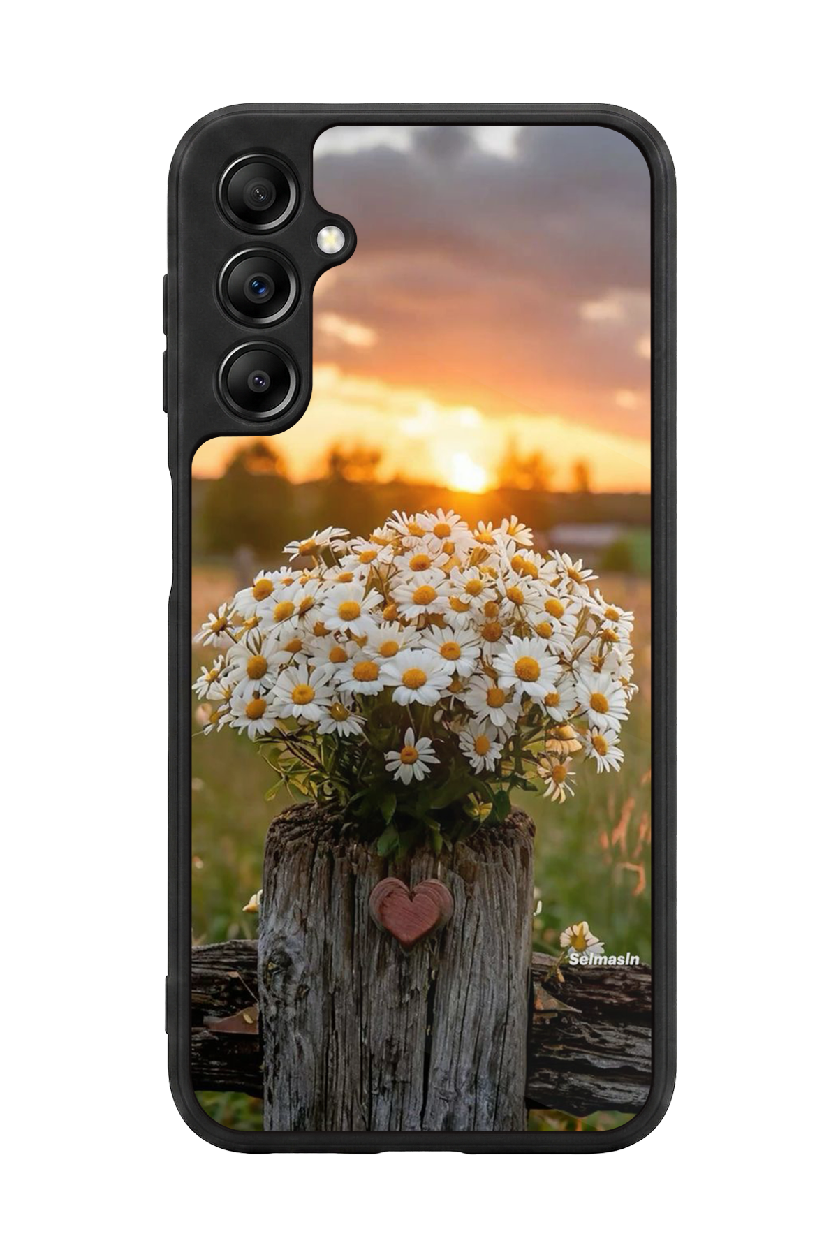 Samsung Galaxy A14 Uyumlu Cicek Tasarımlı Glossy Premium Kılıf