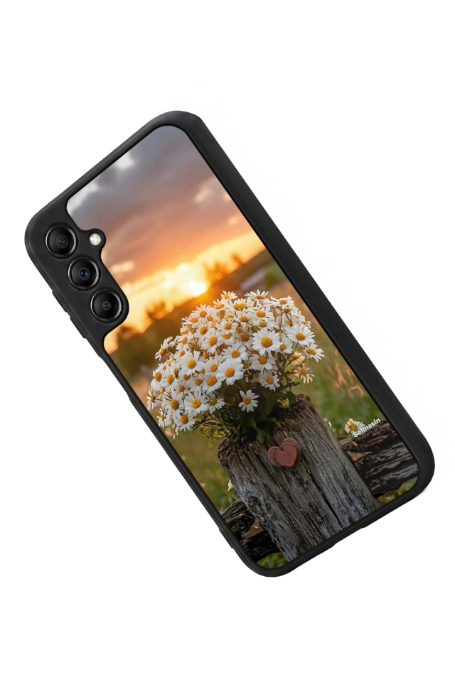 Samsung Galaxy A14 Uyumlu Cicek Tasarımlı Glossy Premium Kılıf