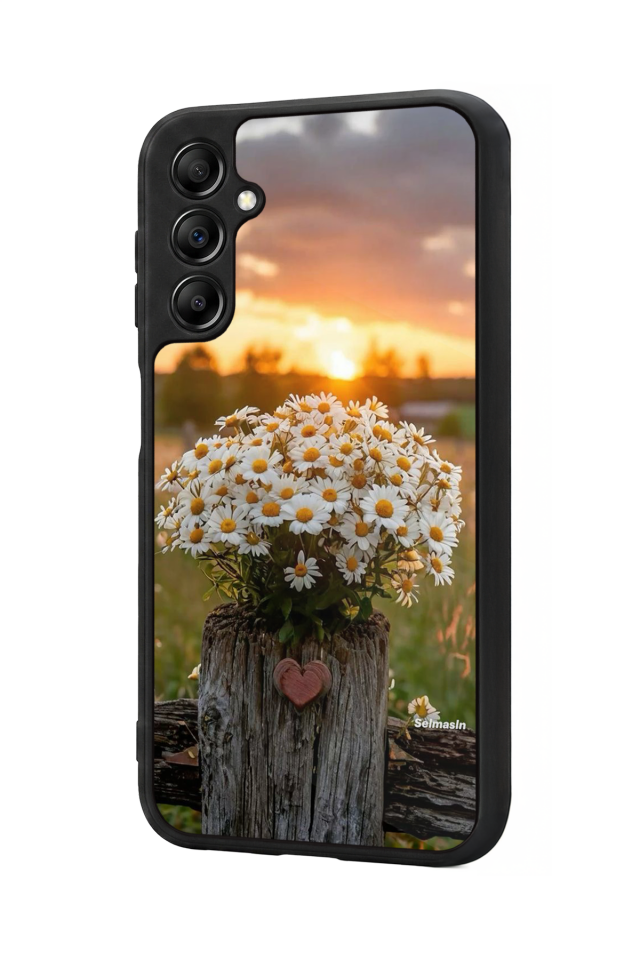 Samsung Galaxy A14 Uyumlu Cicek Tasarımlı Glossy Premium Kılıf