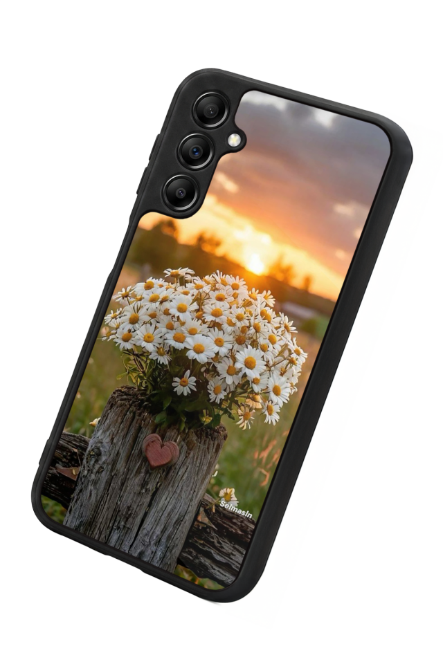 Samsung Galaxy A14 Uyumlu Cicek Tasarımlı Glossy Premium Kılıf