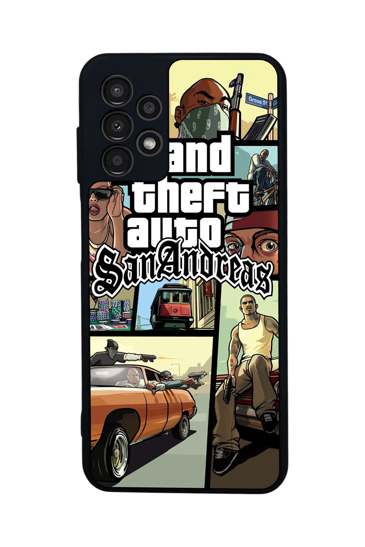 Samsung Galaxy A13 Uyumlu GTA Tasarımlı Glossy Premium Kılıf