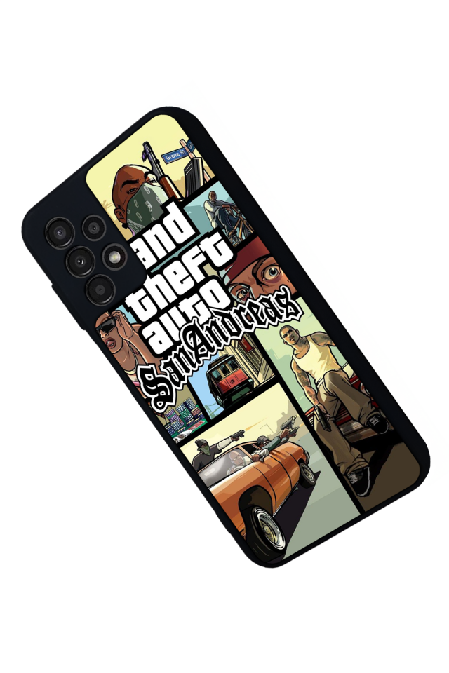 Samsung Galaxy A13 Uyumlu GTA Tasarımlı Glossy Premium Kılıf