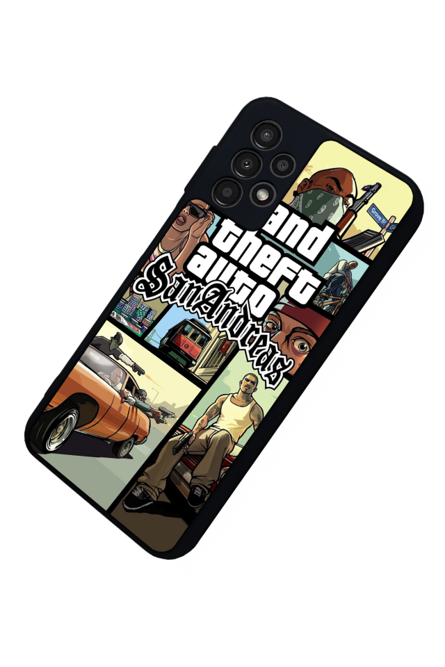 Samsung Galaxy A13 Uyumlu GTA Tasarımlı Glossy Premium Kılıf