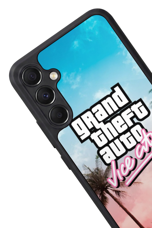 Samsung Galaxy M34 Uyumlu GTA Tasarımlı Glossy Premium Kılıf