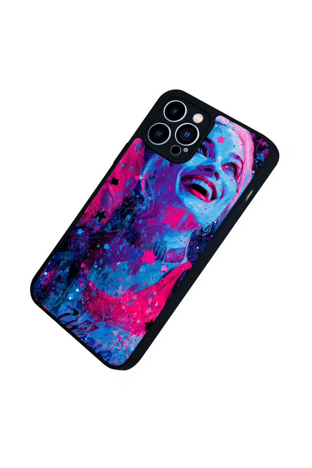 iPhone 12 Pro Max Uyumlu HarleyQueen Tasarımlı Glossy Premium Kılıf