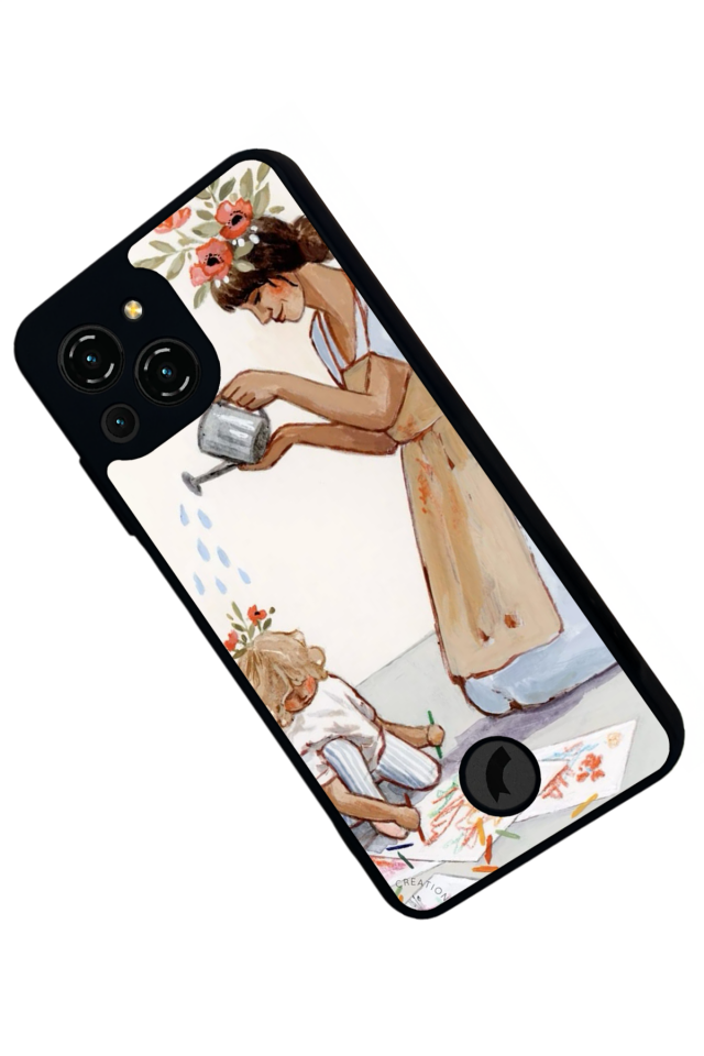 Reeder S23 Pro Max Uyumlu Kalp Love Tasarımlı Glossy Premium Kılıf