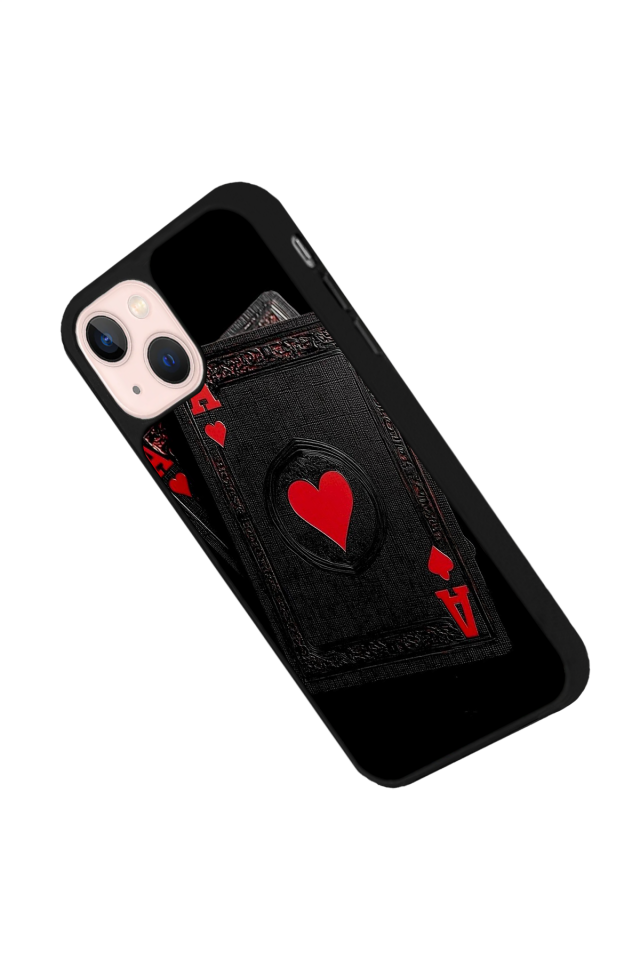 iPhone 14 Plus Uyumlu Kart Tasarımlı Glossy Premium Kılıf