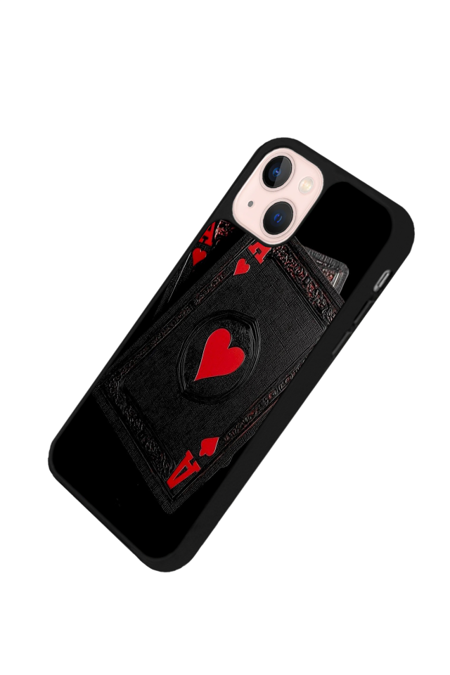 iPhone 14 Plus Uyumlu Kart Tasarımlı Glossy Premium Kılıf